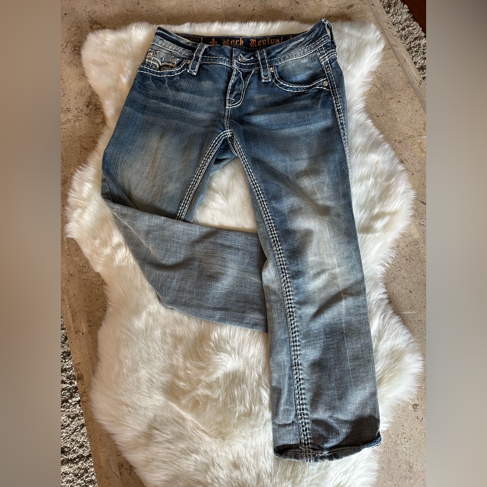 Rock Revival “Faye” Women's Blue Jeans